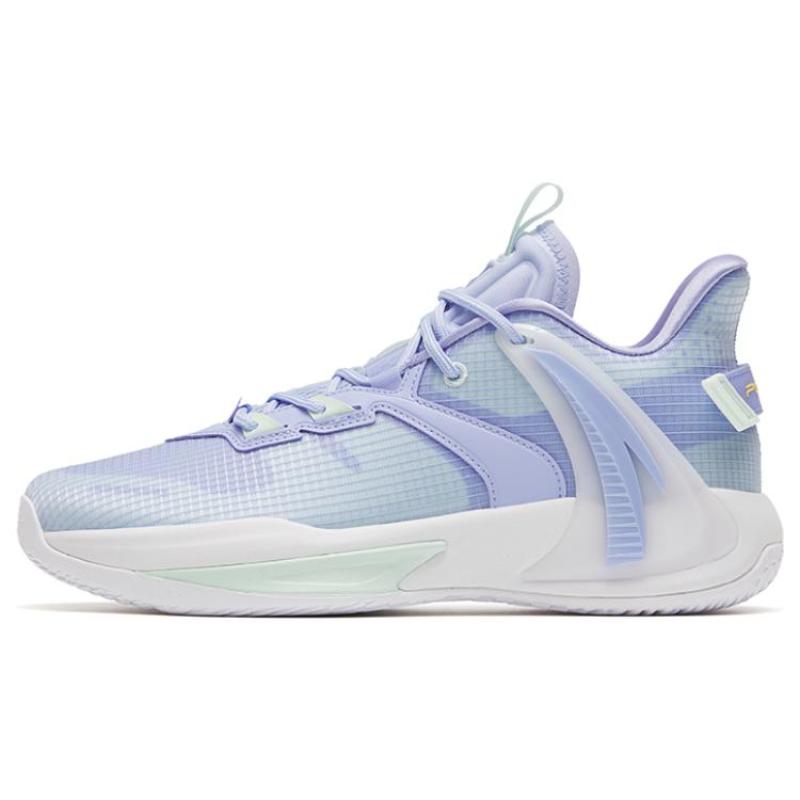 Anta Swoosh 2.0 GH Cushioning Anti-Slip And Wear-Resistant Low-Top Basketball Shoes Turquoise Sneakers 112311602-1