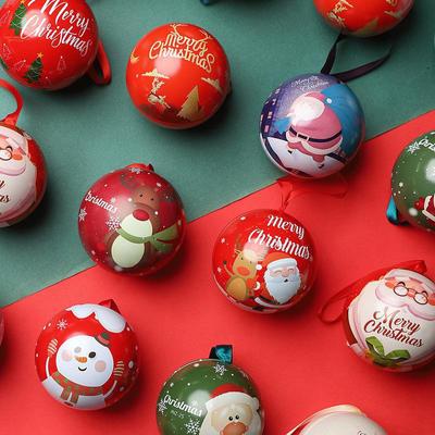 Holiday Cartoon Candy Tin Gift Box for Kids