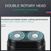 Multifunctional Rotary Electric Shaver for Men with Bald Heads Rechargeable Razor with Powerful Power and Long Battery Life Dual-blade Design