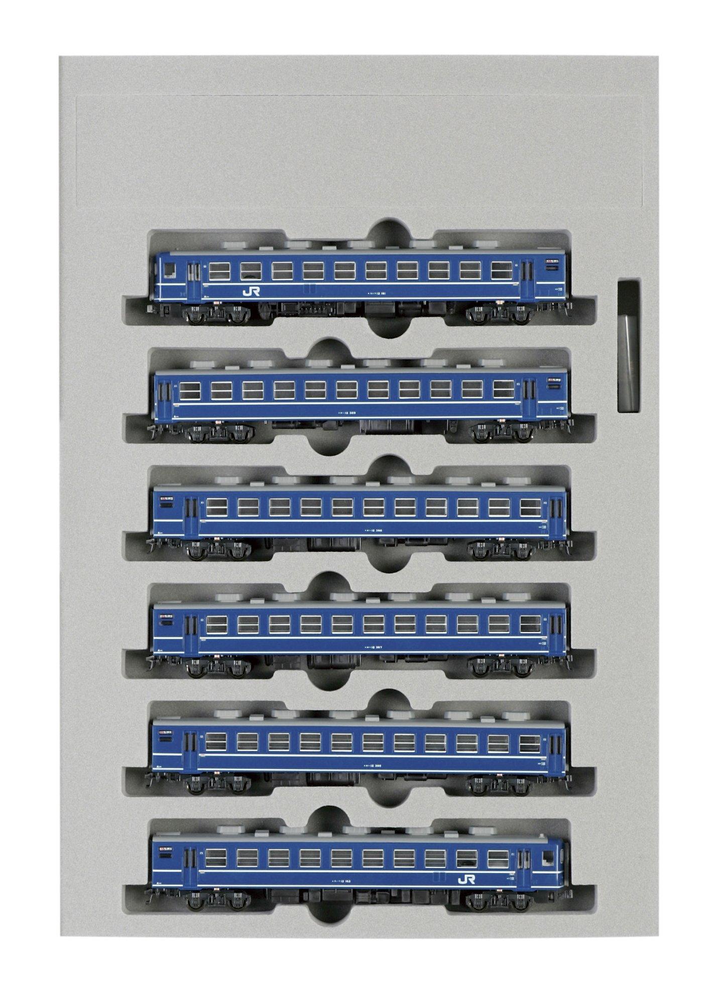 

KATO N gauge 12 series JR East Japan specification set Railway model passenger car 6-car 10-557 синий