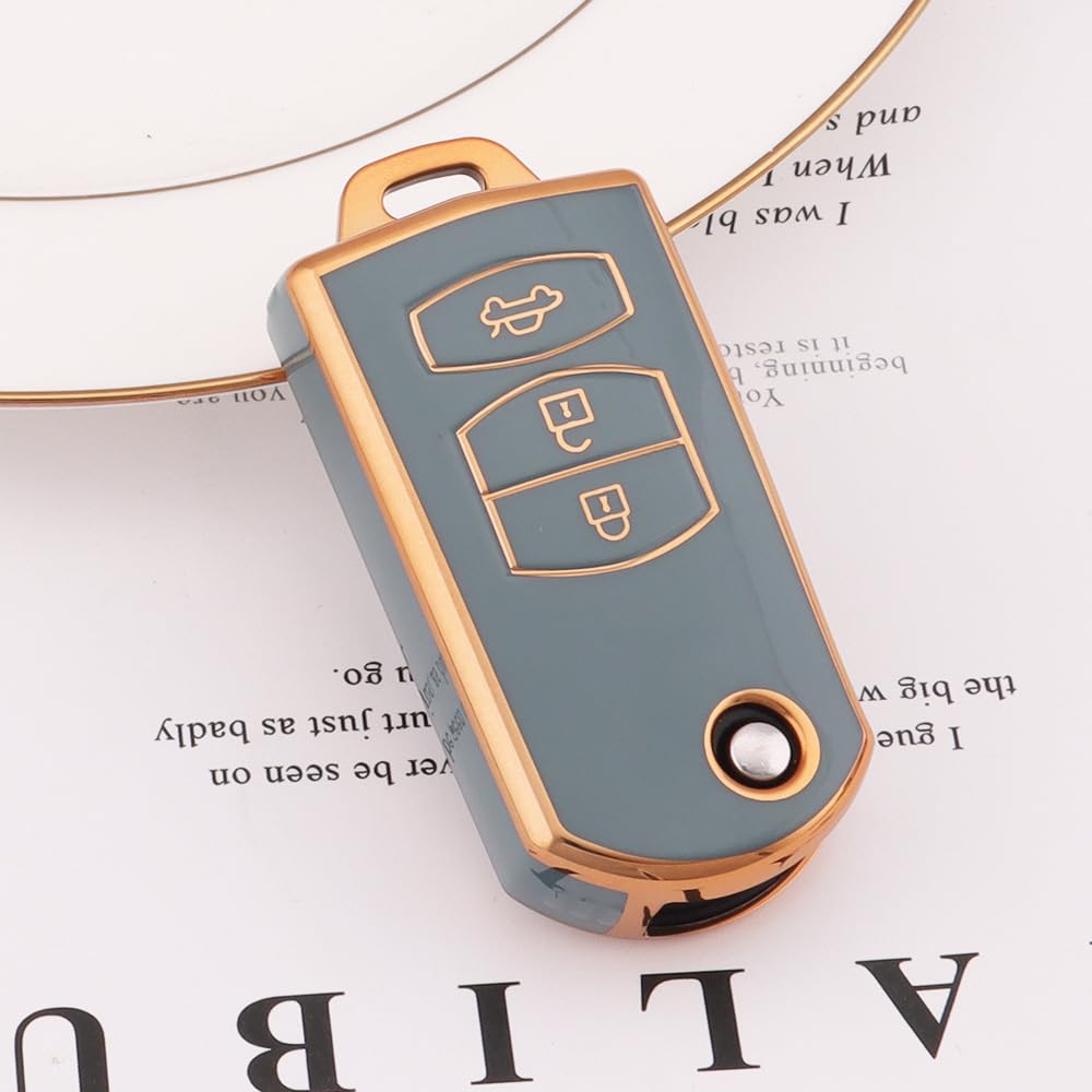 Ontto Mazda Key Case Key Holder Key Cover TPU Material