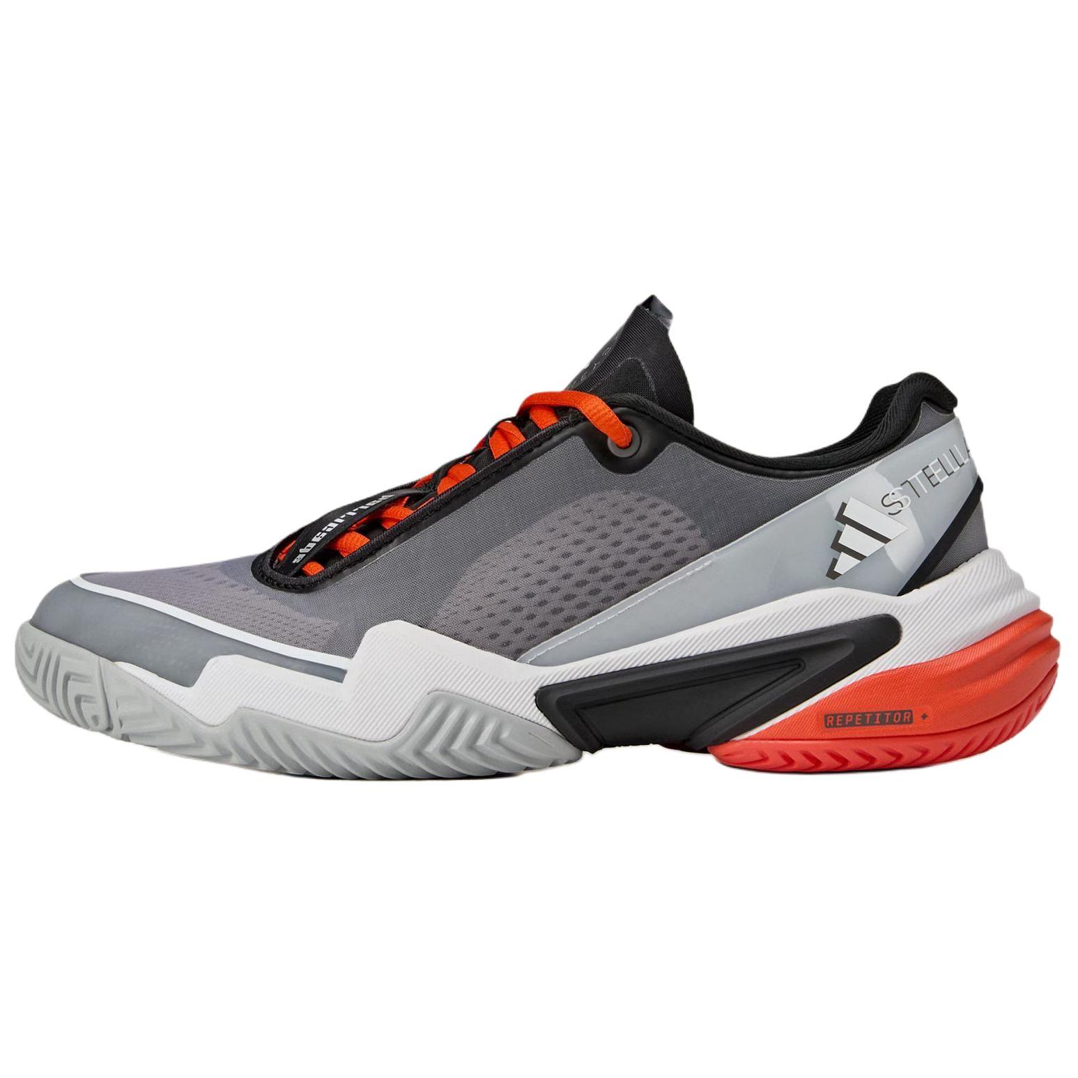 

Adidas Barricade Удобные Легкие Прочные Низкие Теннисные Кроссовки Женские Кроссовки Серый Белый JR3285 39⅓