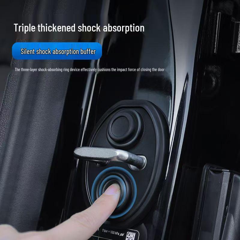 

Universal Silicone Car Door Lock Protection and Sound Reduction Pad