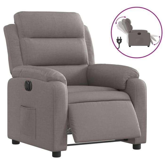 VidaXL Electric Recliner, Relaxation Chair with Backrest, Seat with Armrests, TV Armchair for Living Room 3204964