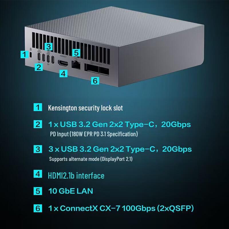 ASUS GX10 Portable AI Developer Mini PC (CN version)