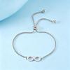Infinity Pearl & Stainless Steel Bracelet - Simple, Personalized Design