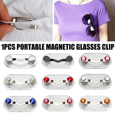 Magnetic Eyeglass Holder Keep Glasses Safe Magnetic Eyeglass Holders ID Badge Earphone