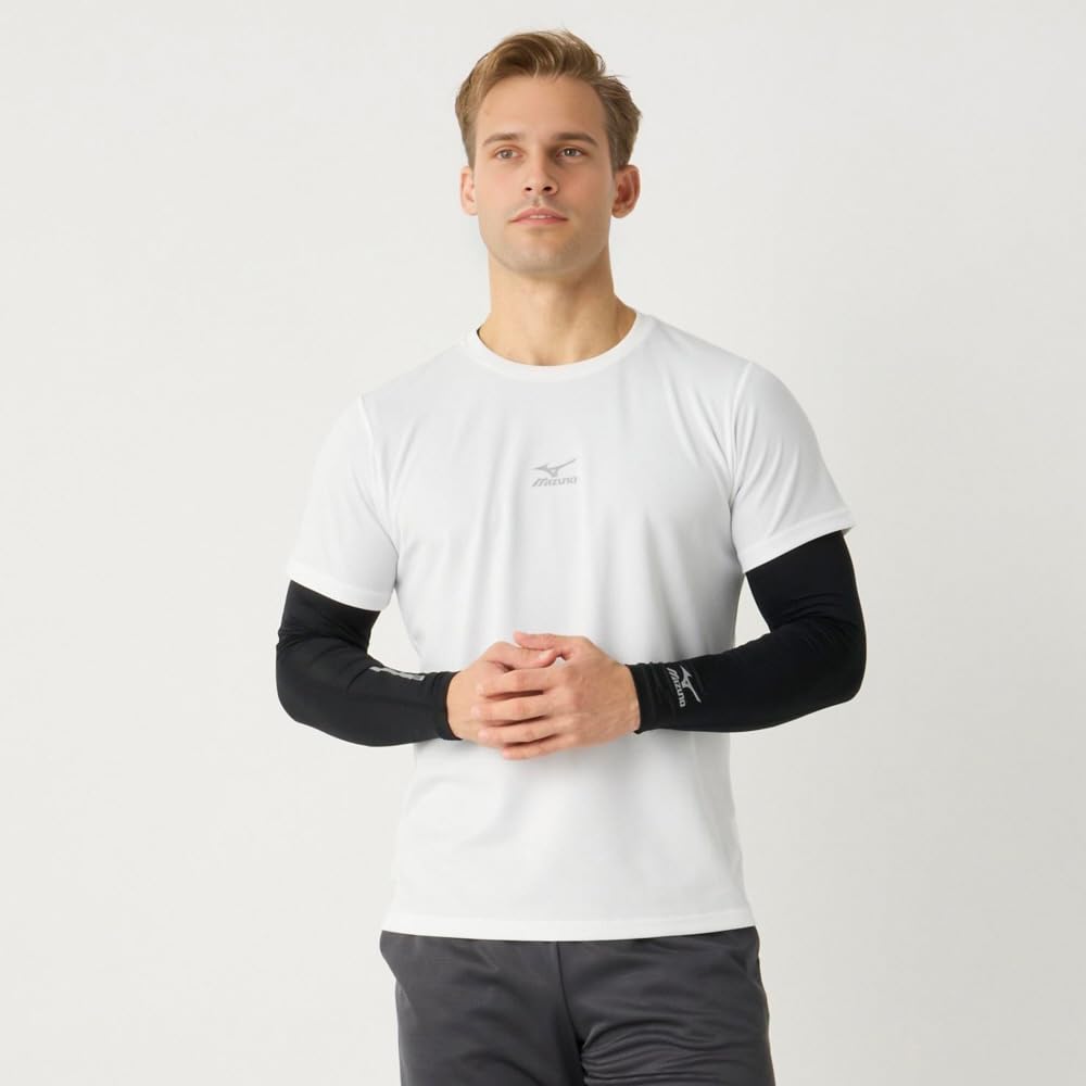 Training Wear Soft Compression Crew Neck Size M Shirt, Moisture-Wicking, Quick-Drying, K2JACM50, Black,