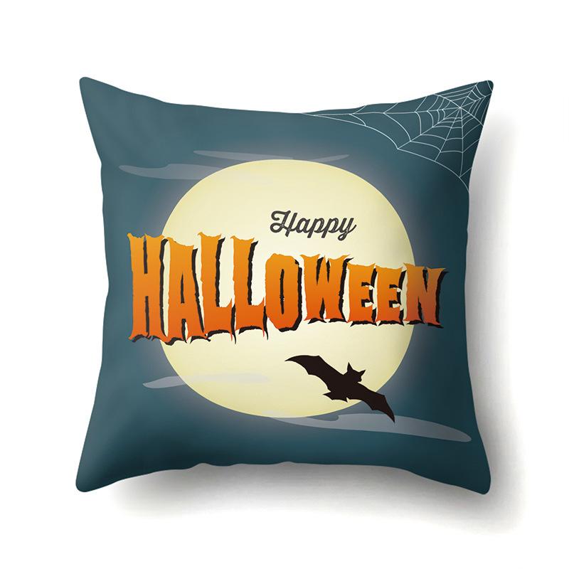 Halloween Pillowcase Car Waist Pillow Pumpkin Sofa Cushion Cover Office Home Living Room Pillowcase