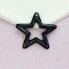 10xExquisite Acrylic Star Pendant DIY Charm Jewelry Pendants for DIY Bracelet Necklace Jewelry Making Findings Accessory