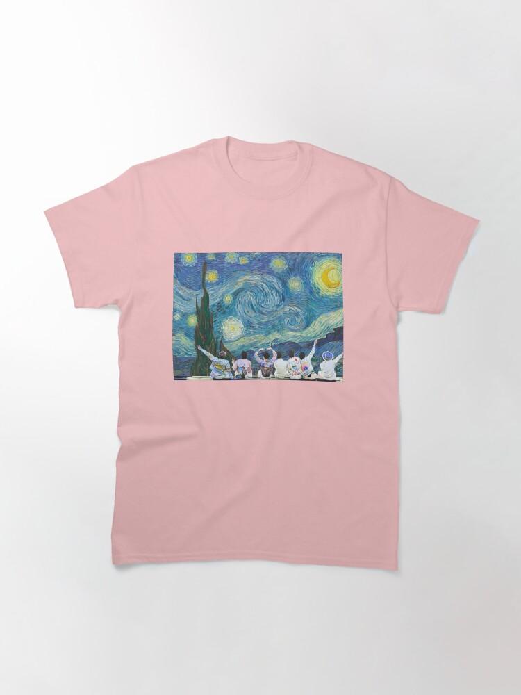 The Starry Night with Classic TShirt 2026 Summer Mens Womens Luxury Fashion Cotton Leisure Street Wear Y2K Oversized Tshirt