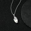 Palm Buddha Necklace Retro Versatile Temperament Men'S Personality Buddha Pendant With Accessories