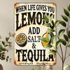 Metal Wall Art Tequila Bar Poster Small Home Decor 20x30 Cm