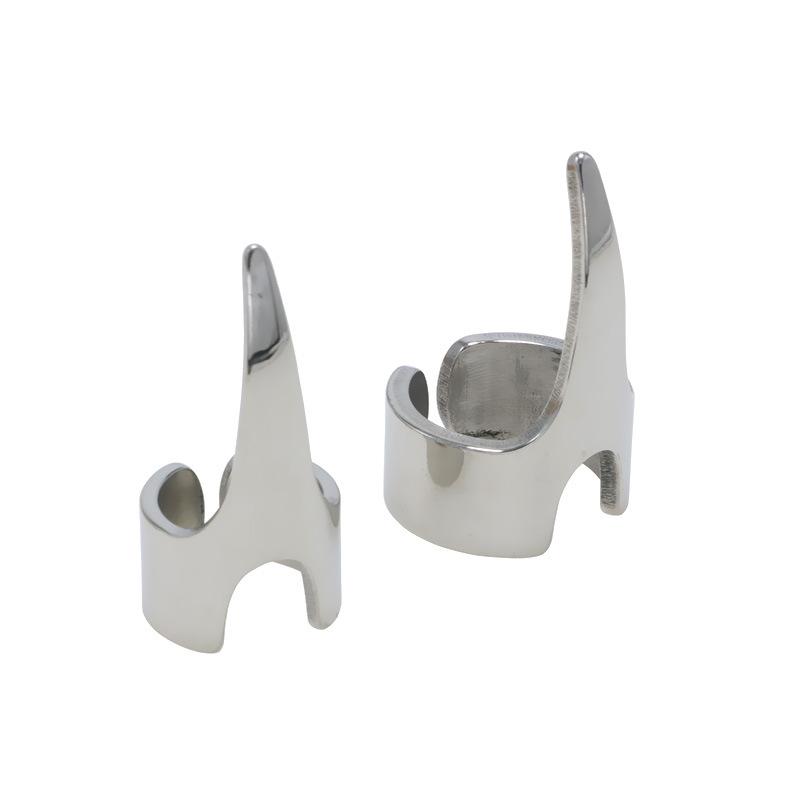 Stainless Steel Manicure Finger Stall Ring Sexy Toys SM Sex Tools Role Playing Props for Adult Games