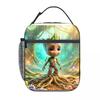 Cartoon Large-Capacity Lunch Box Bag, Thermal Insulation Bag, Portable Bento Bag, Student Thickened Aluminum Foil Lunch Bag