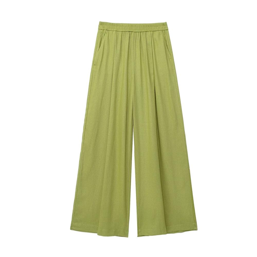 Spring New Arrival European And American Style Casual Suit - Loose Fit Shirt With Wide Leg Pants For Effortless Spring/Summer Style