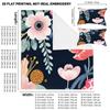 3-Piece Bedding Pillowcase Quilt Cover Set Watercolor Style Floral Pattern 2D Digital Printing For Bedroom Dormitory Decoration