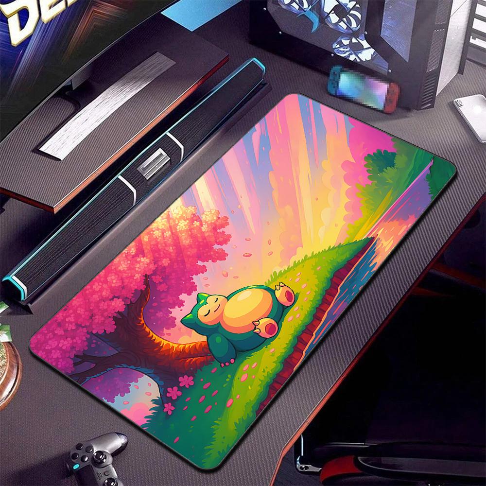 Kawaii Cute Mousepad Computer Game Locking Edge Nonslip Mouse Pad Large Laptop Gaming Keyboard Pc Nonslip Desk Mat