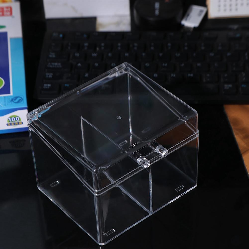 Acrylic Photocard Storage Box Transparent Small Card Storage Case  DIY