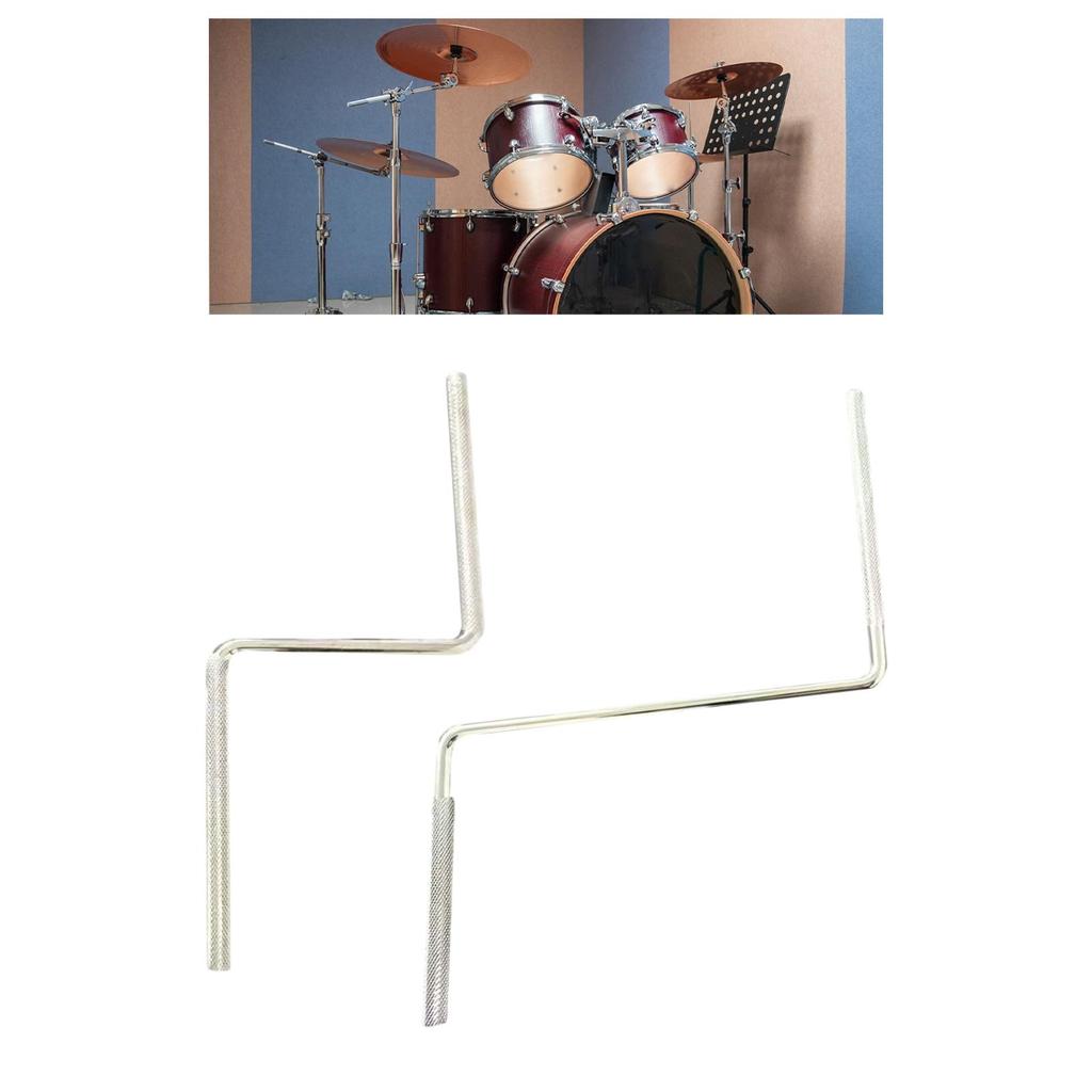 Cymbal Arm Holder Support Rod for Jazz Drum Cymbal Holder Z Arm Cowbell Clamp Rod
