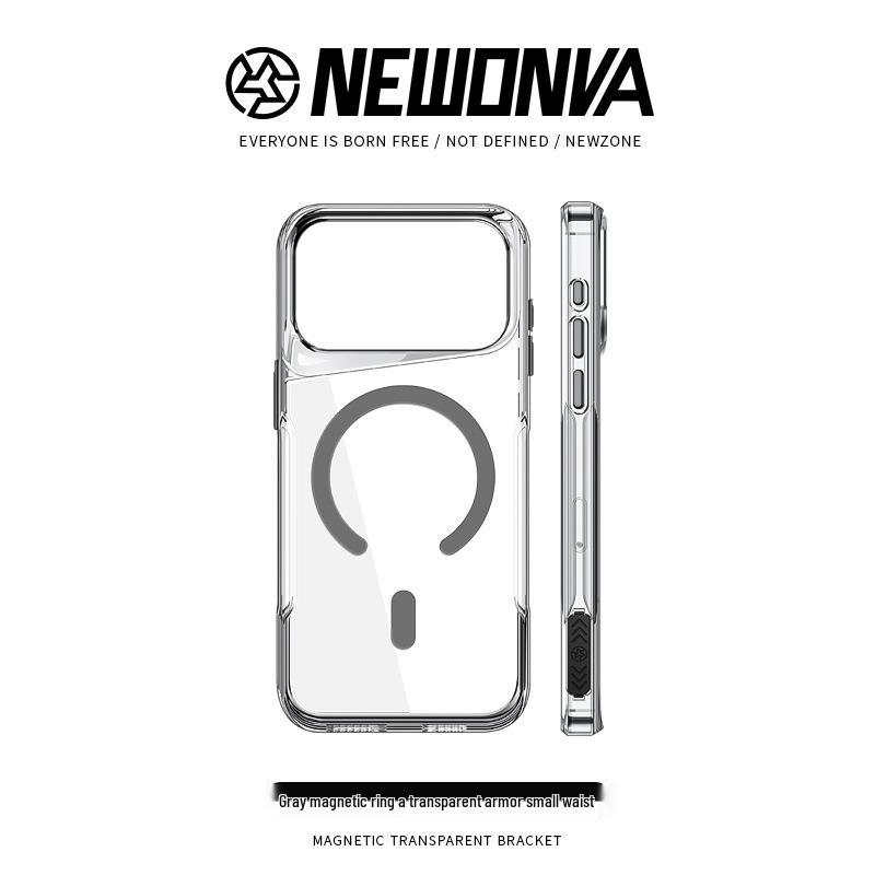 iPhone 17 Pro Max Magnetic Case - Large Hole, Compatible with iPhone 13-16, Transparent Protective Cover with Slim Profile.