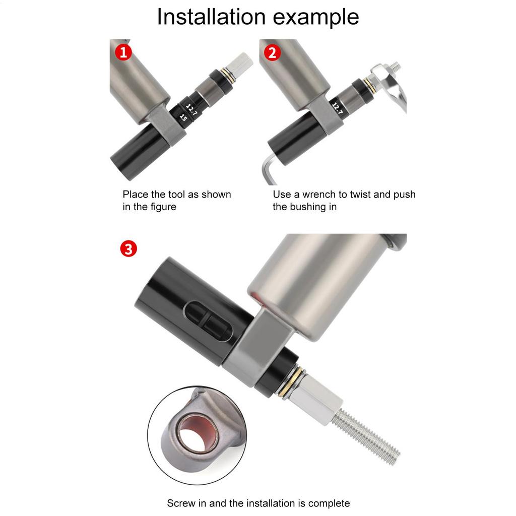 MTBs Rear Shock Bushing Tool Bike Rear Suspension Bushing Removal and Installation Tool Bike Rear Shock Repair Tool