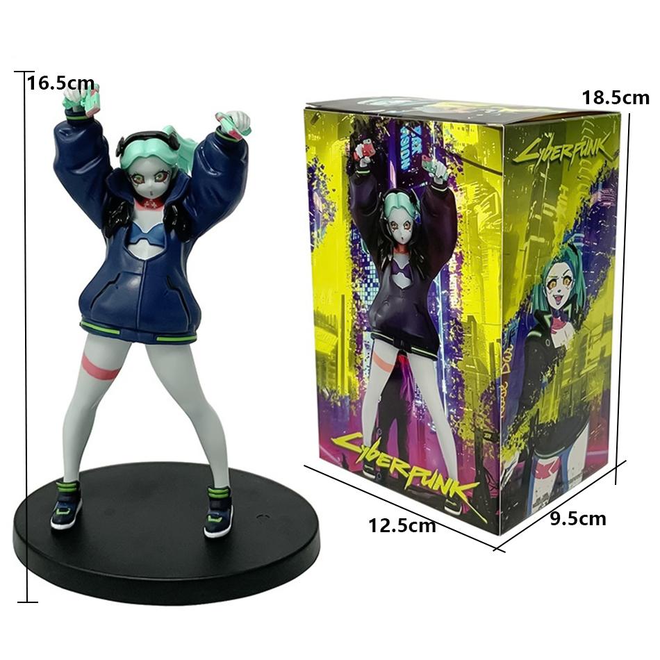 17-22cm Anime Game Cyberpunk Edgerunners Lucy Rebecca David Martinez Moon Action Figure Toys Pendant Xmas Birthday Gift Poseable Articulated Scale