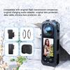 1/2Pcs Curved Glass Screen Protector for Insta360 X5 + Magnetic Frame Cage With Cold Shoe Mount for Insta 360 X5 Accessories