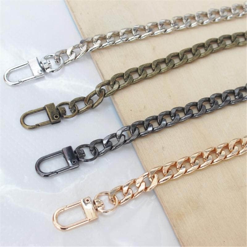 Catena Borsa Tracolla con Fibbie Moda Catena Piatta Tracolla a Tracolla Cinghie di Ricambio 40-120cm Accessori Borsa