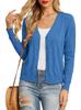 European and American foreign trade slim-fitting long-sleeved V-neck knitted sweater top sweater cardigan jacket women