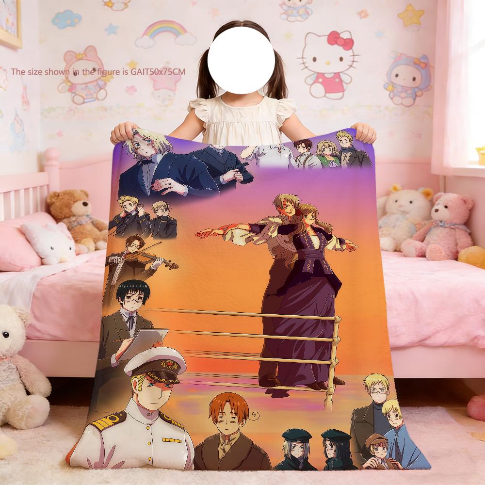Blanket For Hetalia Soft Throw Blanket for World Picnic Bed Sofa Home Group Bedroom Cozy Warm Stars Comfortable