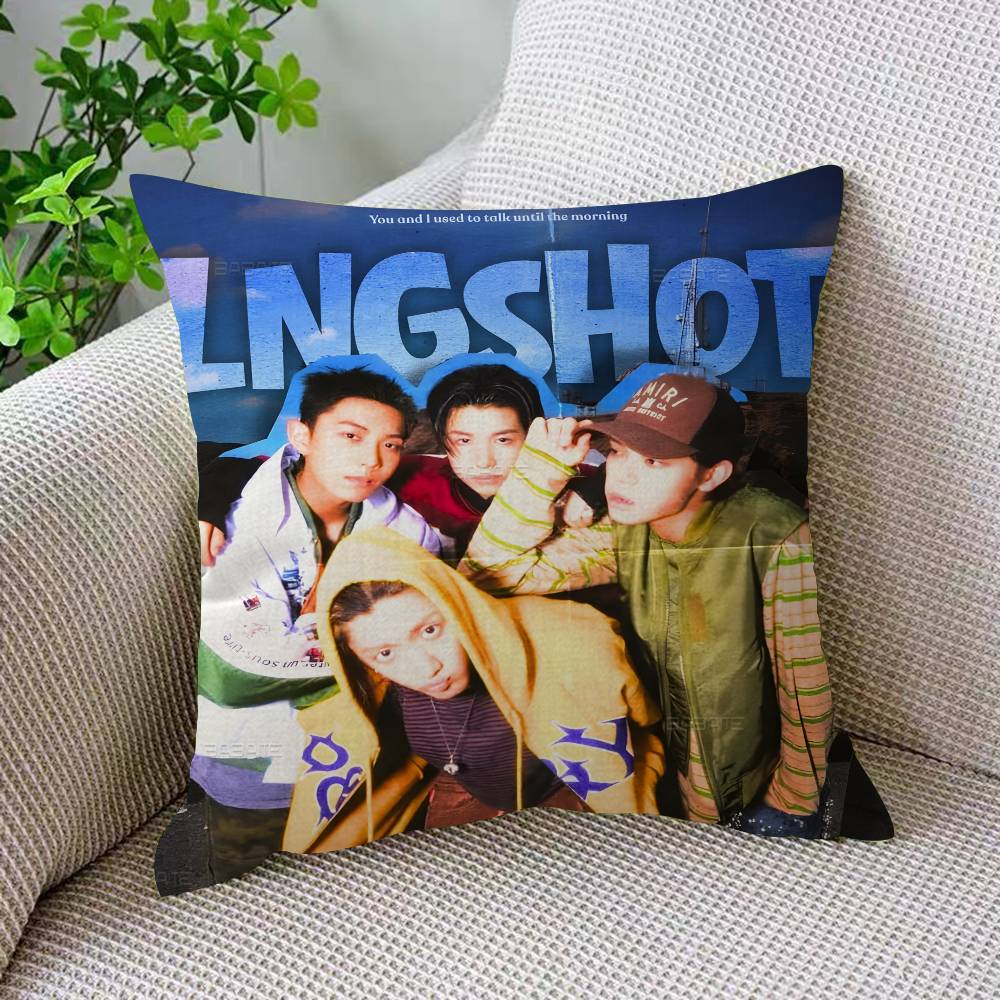 L-LNGSHOT Дебютный EP S-SHOT CALLERS Подушка Чехол для подушки Наволочка Гостиная Диван Домашний декор Индивидуальный 30x30cm