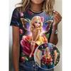 Fashion Women's Printed T-Shirt Casual Versatile Short Sleeve Daily Comfort Short Sleeve Simple T-Shirts Women’s
