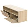 VidaXL Meuble TV 2 pcs Aggloméré 95 x 35 x 36 cm Chêne