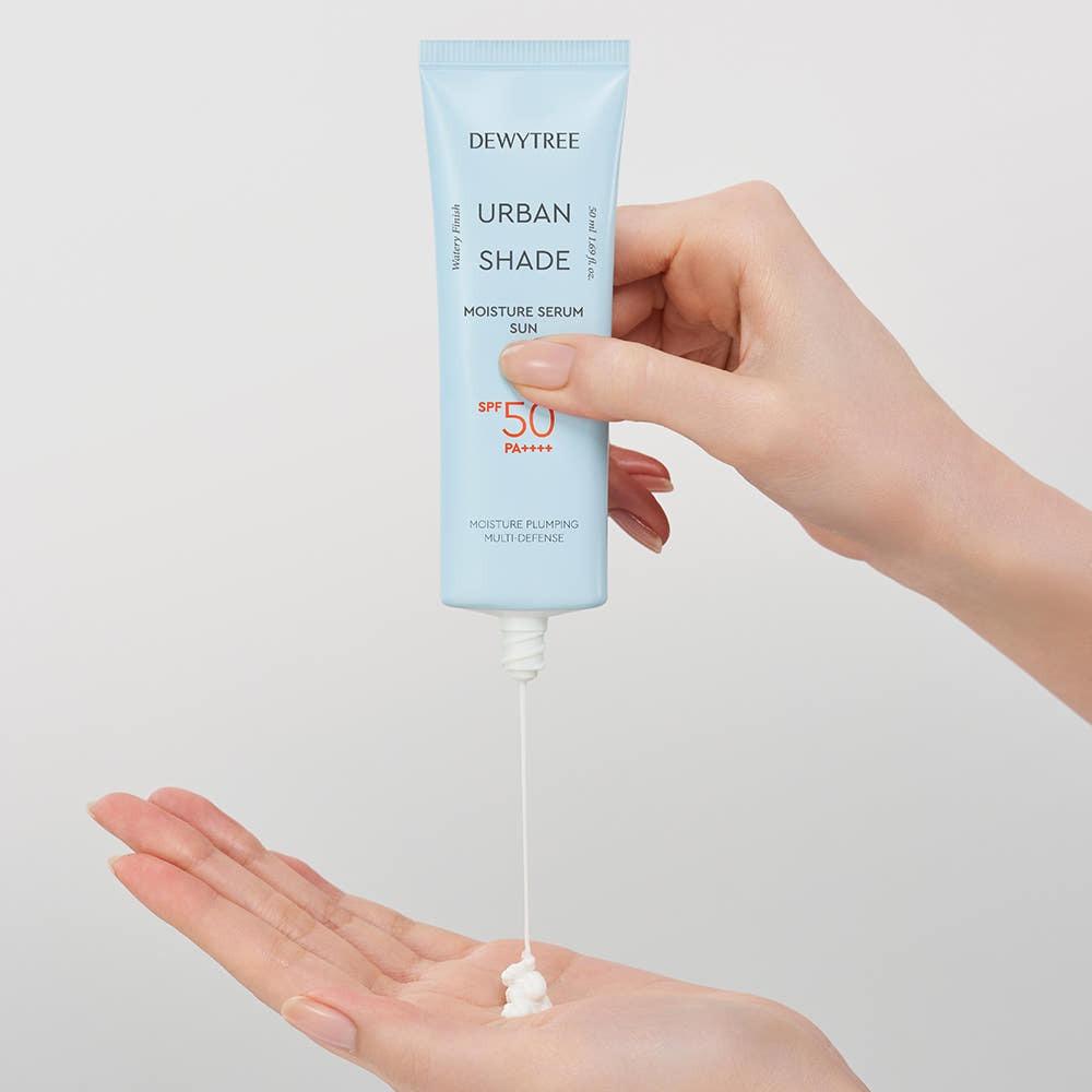 DEWTREE Urban Shade Moisture Sun Serum SPF50+ PA++++ Hydrating Daily 50ml