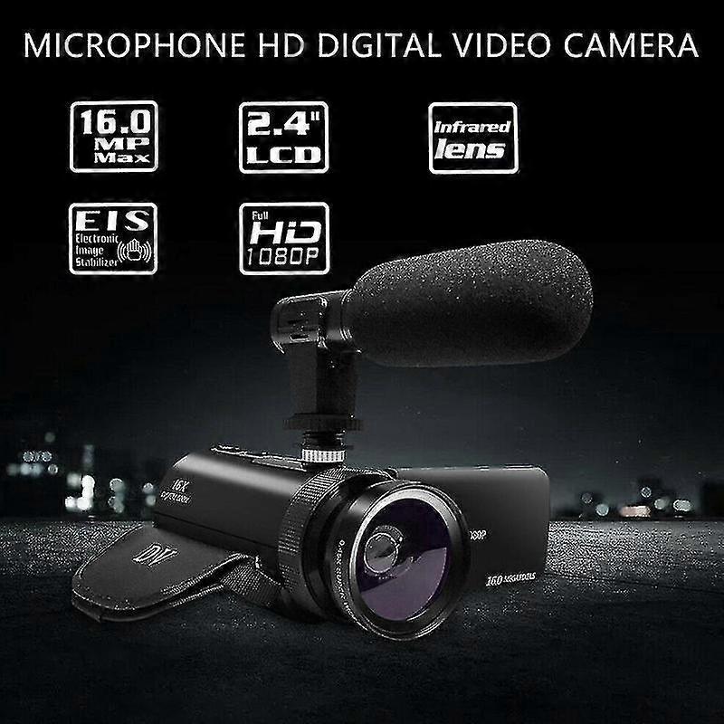Video  Camcorder With Microphone Videosky Fhd 1080p 16x Digital Zoom Camcorder Webcam