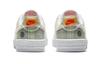 Nike Air Force 1 Carter Abrasion Resistant Low Top Skateboard Shoes White Orange Children Aged 3 7 Years Old DH4340-100