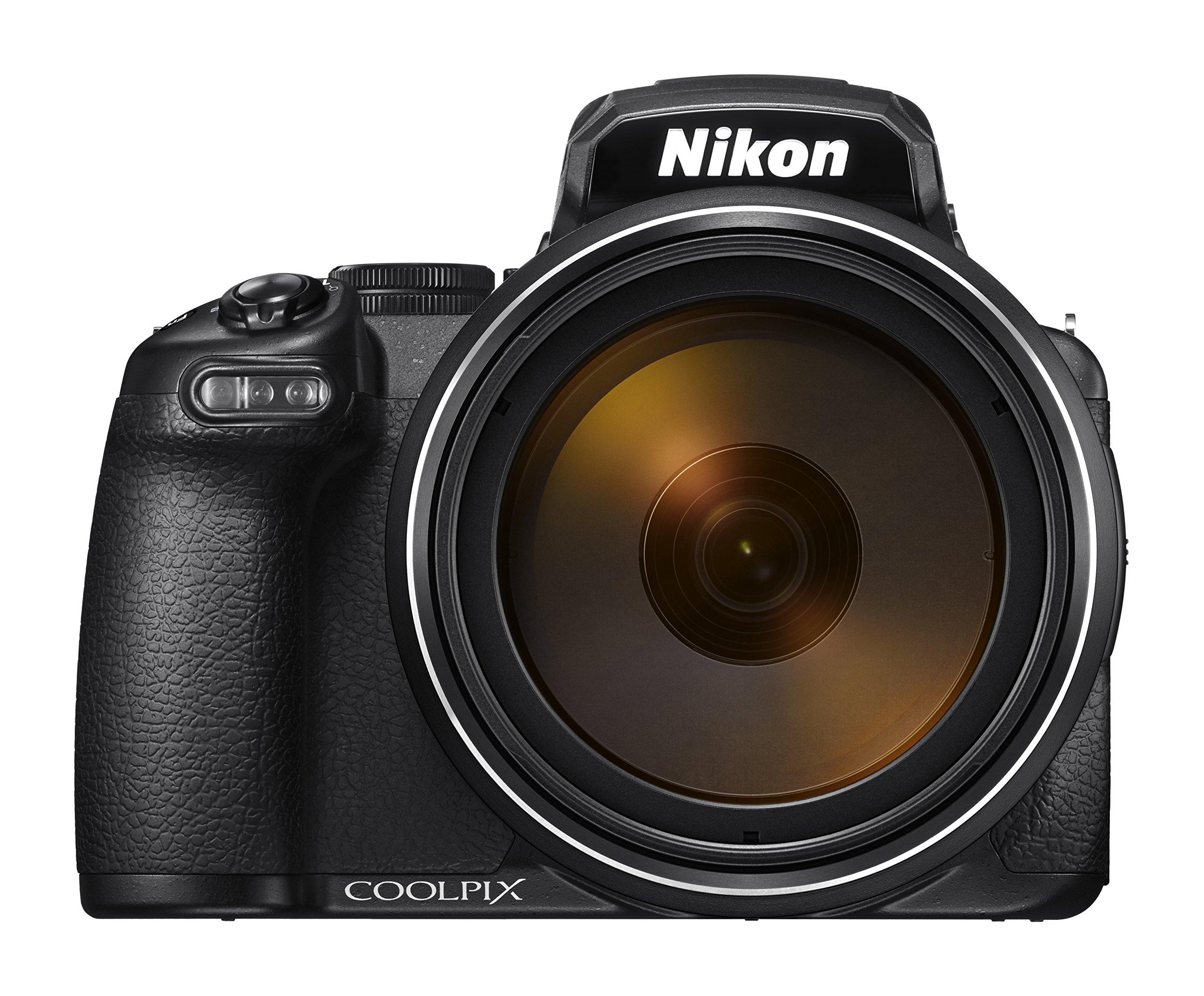

Nikon COOLPIX P1000 Digital Camera with LCD Black 16.7 3.2 Display, (Certified Refurbished) чорний