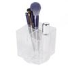 4 Grids 4 Slots Makeup Organizers Clear Spinning Cosmetic Container Makeup Brush Holder  Pen