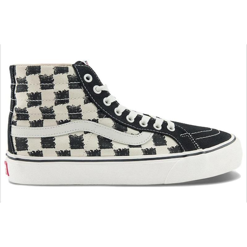 Vans SK8 Unisex High Top Sneakers Black White Checkerboard VN0A4BX6KIG