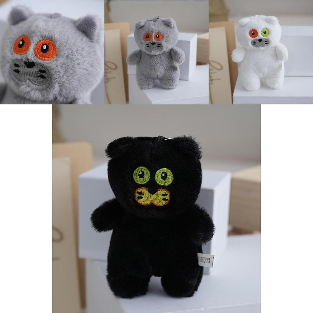 Entzückende Plüschkatzenpuppe Weiche PP-Baumwolle Stofftier Niedliches Geschenk Kissen