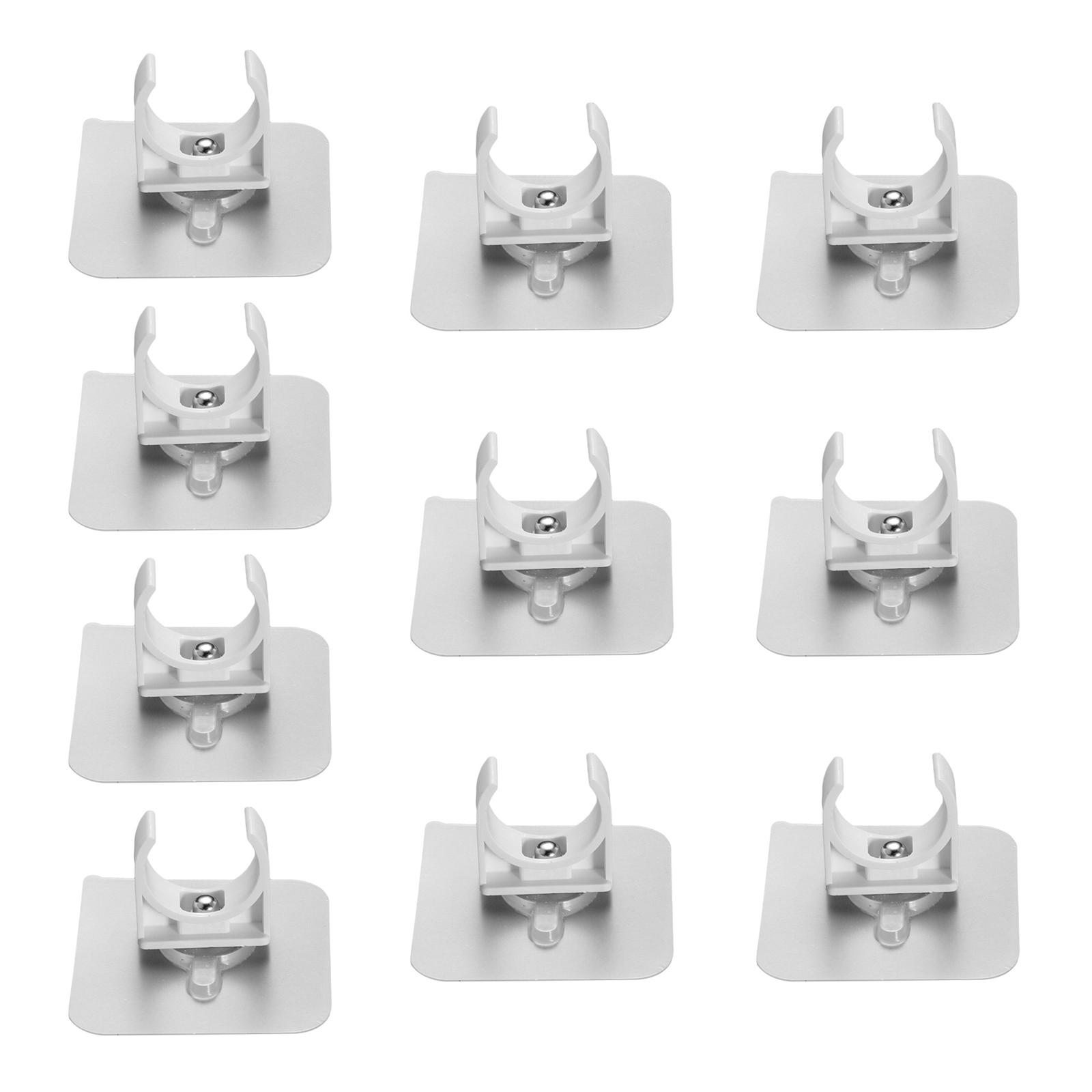 

10pcs Wall Mounted Pipe Clips Corrosion Resistant Designs Pipe Clamps Pipe Holders Pipe Brackets for Easy Installation 20MM