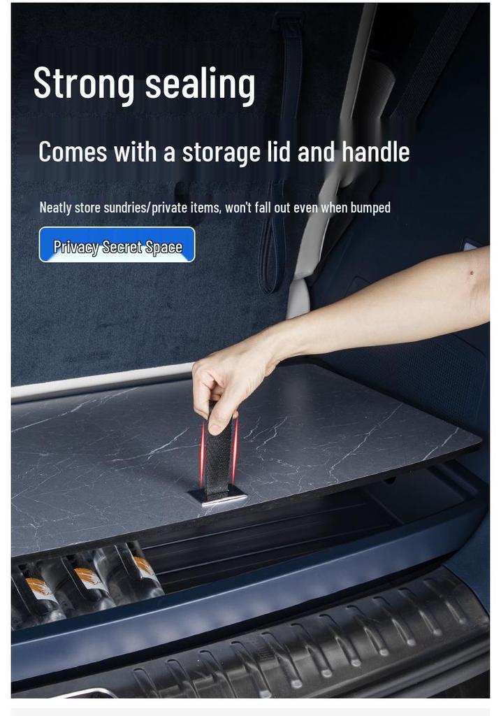 Zeekr 009 Trunk Organizer for 2024-25: Tail Box Storage & Accessories
