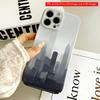 Foggy City Skyline Phone Case All Inclusive Film Hard Phone Case, Compatible with iPhone 18 Pro Max 17 16 15 14 13 12 11