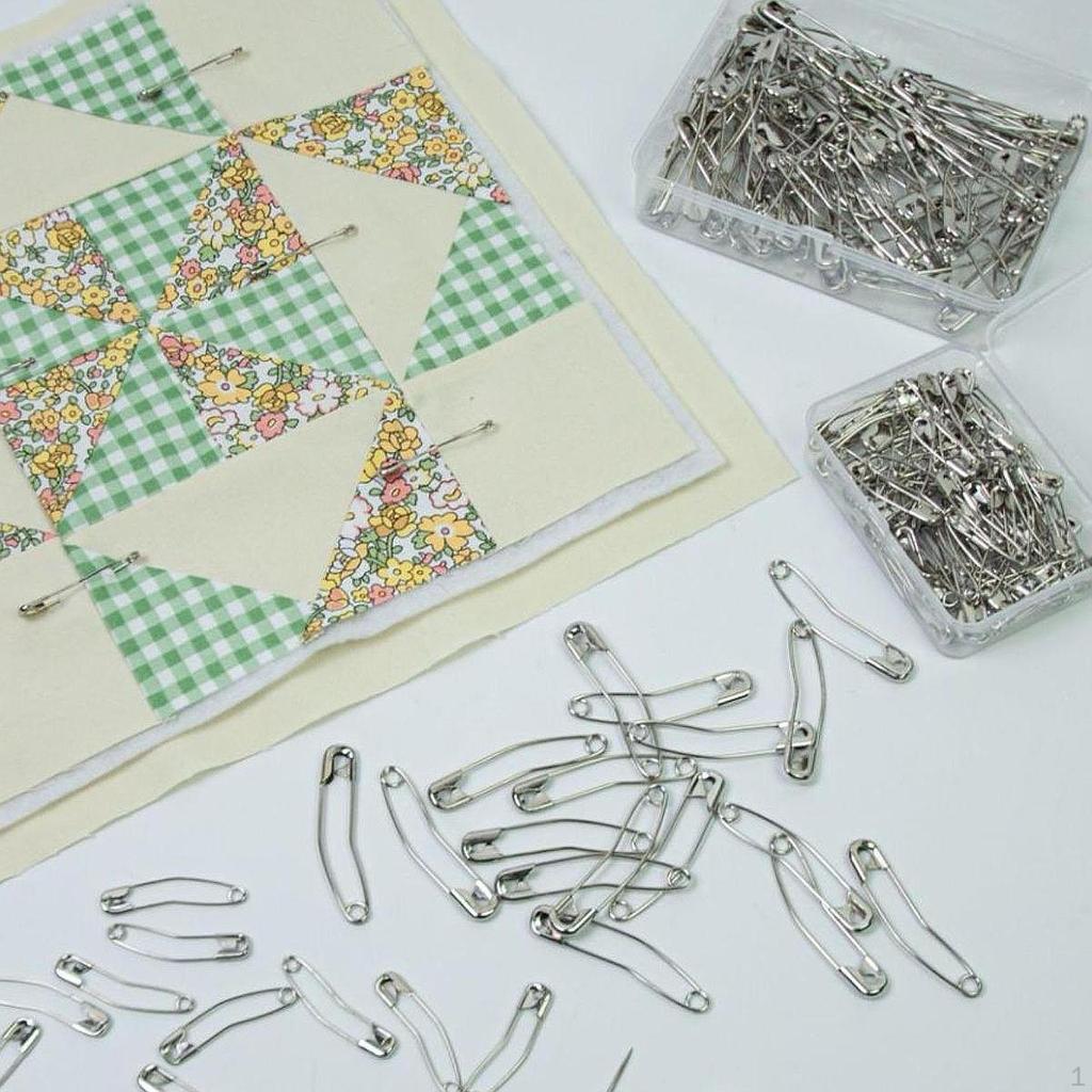 Curved Safe Pins Bending High Strength Steel Quilting for Crocheting Sewing