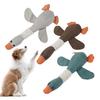 Pet Toys Biting-Resistant Sound Toy with Extended Neck Design Anxiety Relief Teeth Grinding Toy for Small Dogs Puppies