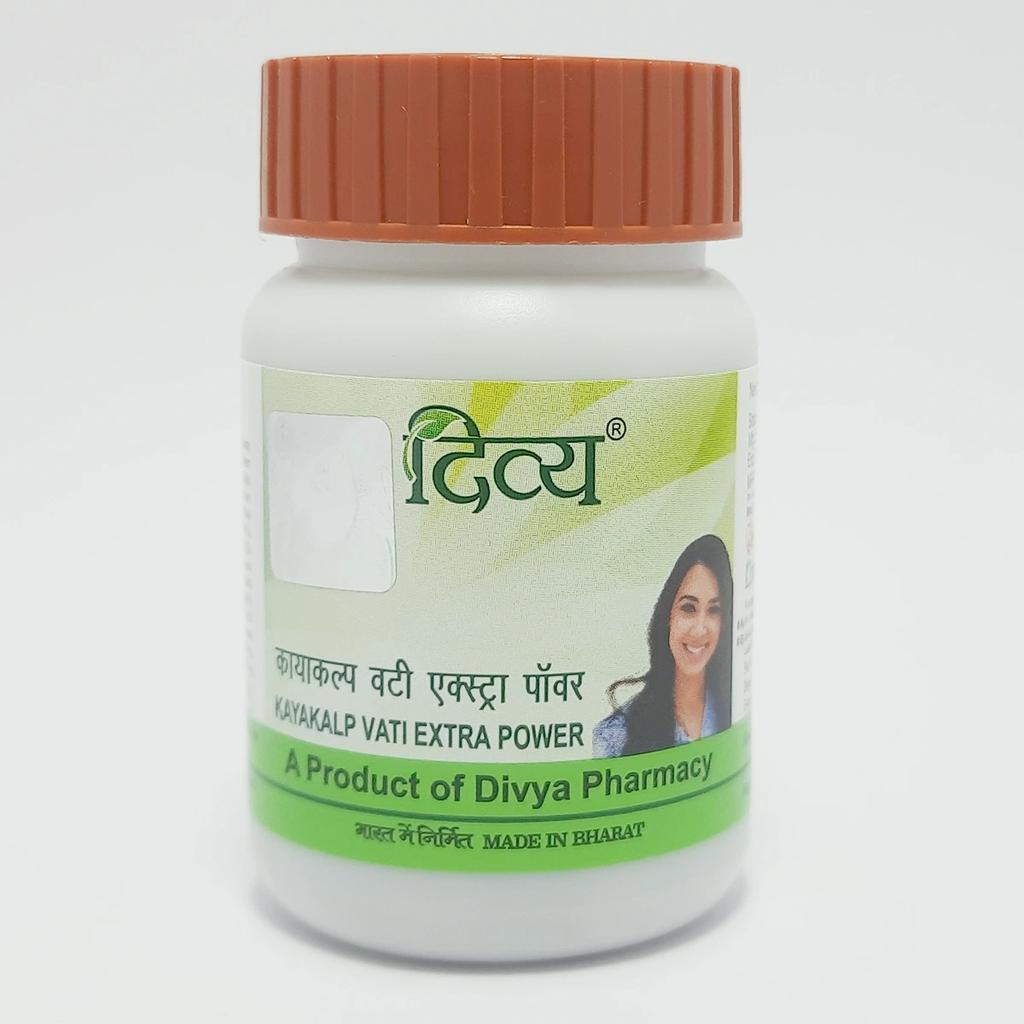 Patanjali Divya Kayakalp Vati Extra Power, Coated Tablet With Characteristic Odour & Taste, 40gm