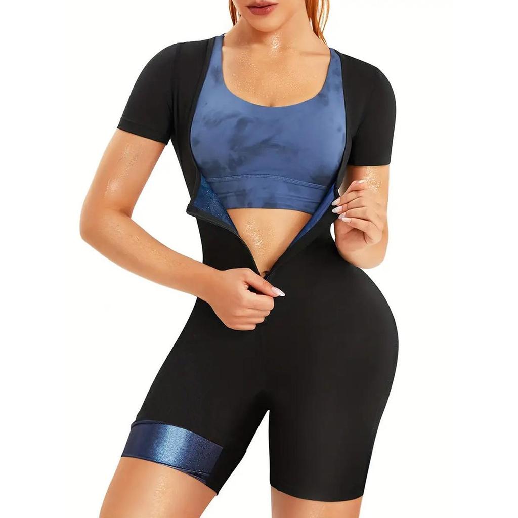 Women's European & American Fitness Shapewear Suit - Running, Sports, and Body Shaping.