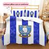 Sheffield Wednesday F.C Pattern Bedding Quilt Set  Home Decoration  Gift (1 * Duvet Cover + 2 * Pillowcase  Without Core)