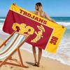 USC Trojans Print Beach Towel, Large Soft Quick Dry Towel for Beach Camping Swimming
